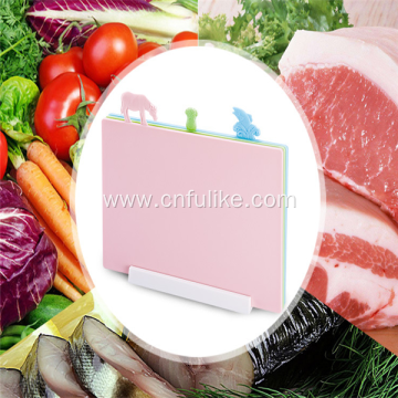 Extra Thick Flexible Plastic Kitchen Cutting Board Set